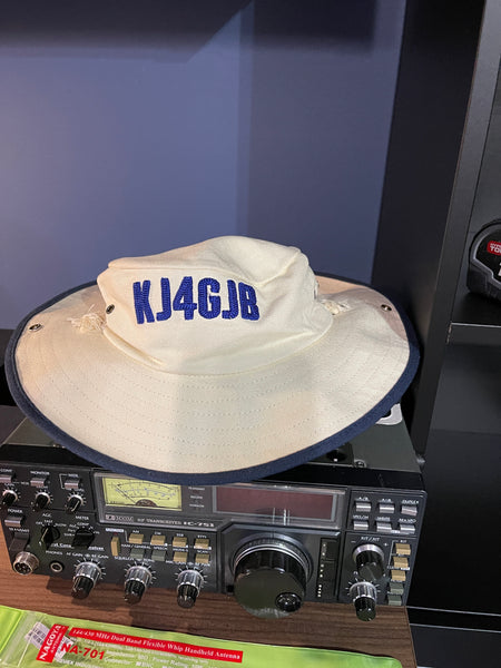 3D Puff Embriodered Call Sign Outback Brim Hat