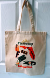 Personalized College Tote Bag (add initials)