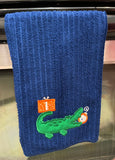 Christmas Gator Kitchen Towel