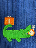 Christmas Gator Kitchen Towel