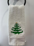 Christmas Gator Tree Towel