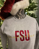 Bold SEMINOLES Embriodered Sweatshirt