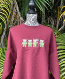 Nurse/Doctor Teddy Bear Embroidered Crewneck Sweatshirt
