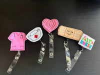 Embriodered Badge Reel Cover (includes badge reel)