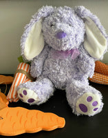 Medium Fluffy Swirl Bunny Plush