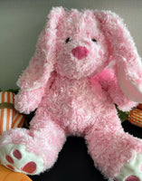 Medium Fluffy Swirl Bunny Plush