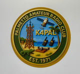 Palmetto Amateur Radio Club Official Logo Branded Full Color Stickers