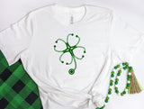 St Patrick's Day Themed Nurses T-shirts