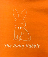 Ruby Rabbit Signature Logo - Halloween Witch Bunny