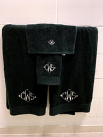 Embroidered Name or Initials on Towels