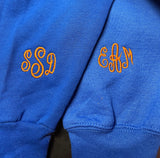 Sweatshirt Sleeve Monogram