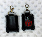 Monogrammed Hand Sanitizer Holder