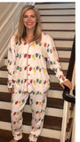 Pre-Order Adult Size Christmas Pajamas Buttoned Front