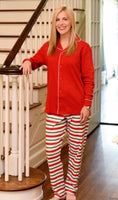 Pre-Order Adult Size Christmas Pajamas Buttoned Front