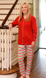 Pre-Order Adult Size Christmas Pajamas Buttoned Front