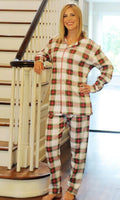 Pre-Order Adult Size Christmas Pajamas Buttoned Front