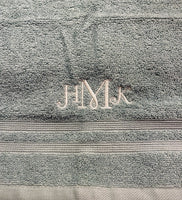 Embroidered Towel Sets - Monogram or Name - 3 towels per set