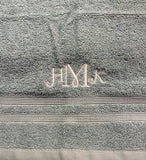 Embroidered Towel Sets - Monogram or Name - 3 towels per set