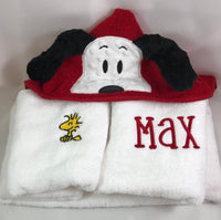 Character Hooded Towels - Beagle